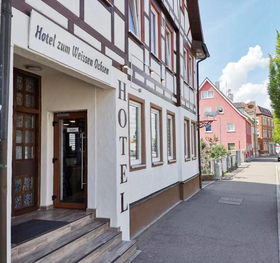 Hotel Zum Weissen Ochsen Aalen Buitenkant foto